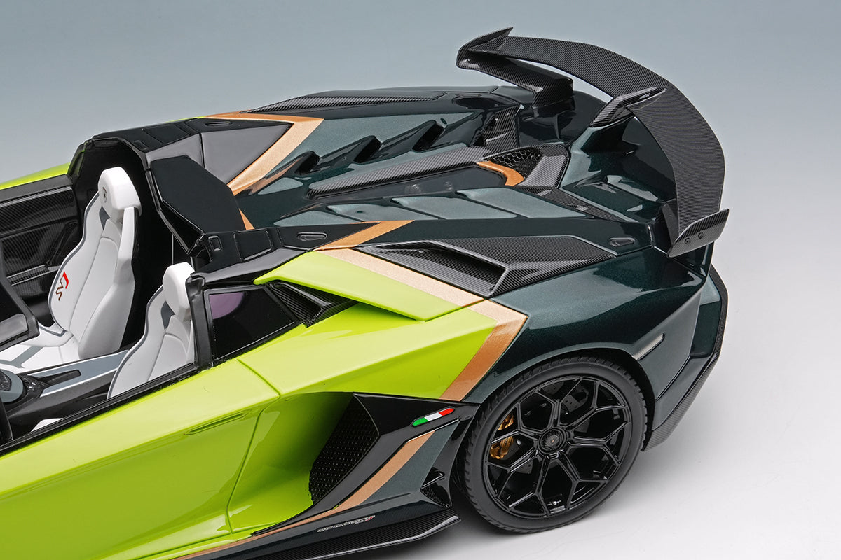 Makeup Co Ltd. 1:18 Lamborghini Aventador SVJ Roadster 2020 Ad Personam 2 tone paint