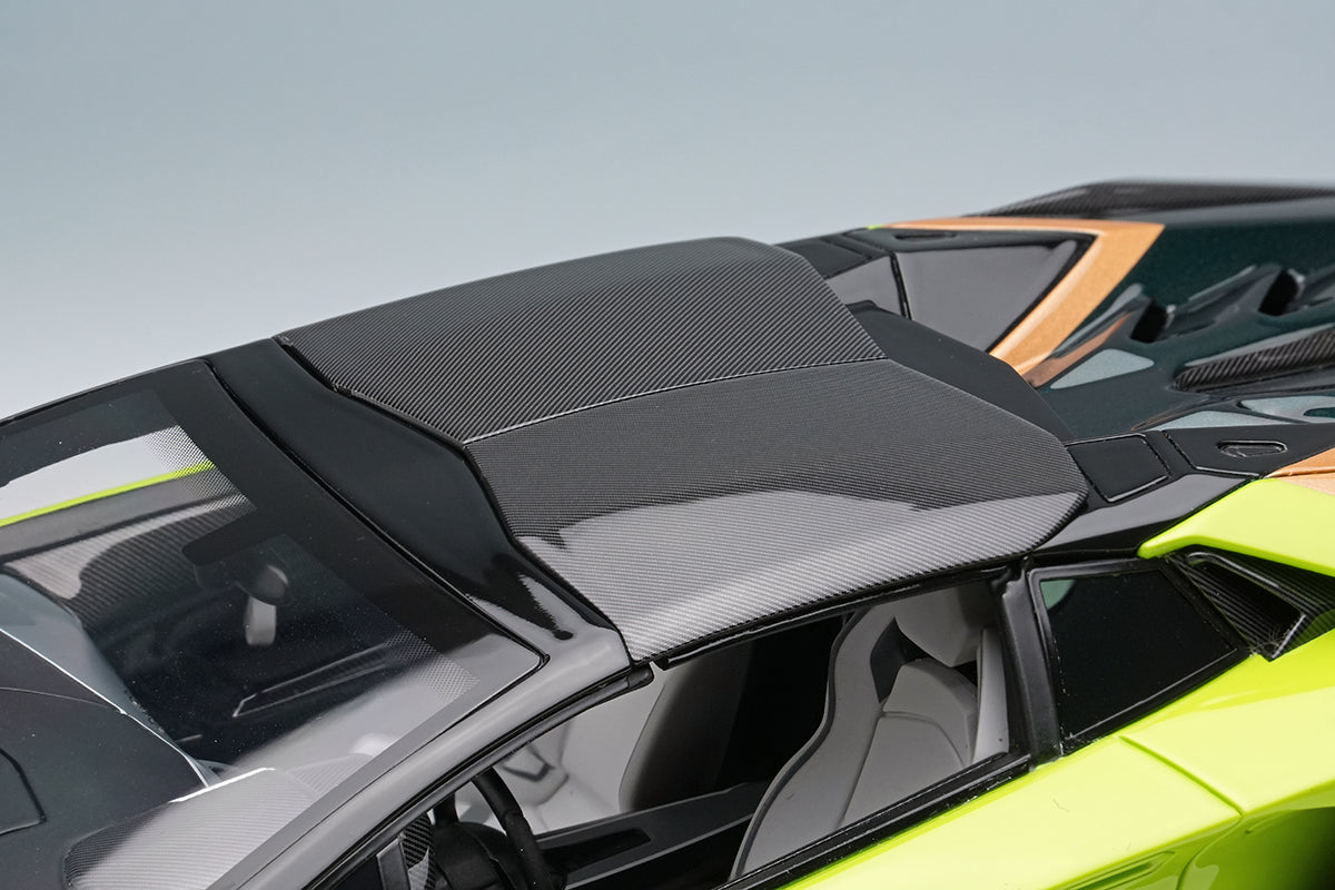 Makeup Co Ltd. 1:18 Lamborghini Aventador SVJ Roadster 2020 Ad Personam 2 tone paint