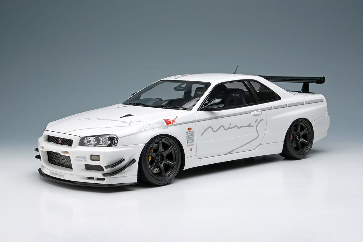 Makeup Co Ltd. 1:18 Mine's Skyline GT-R (BNR34) V-spec N1 Tokyo Auto Salon 2024