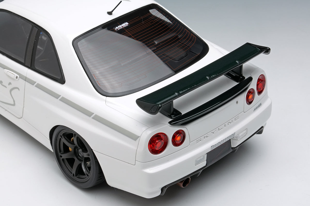 Makeup Co Ltd. 1:18 Mine's Skyline GT-R (BNR34) V-spec N1 Tokyo Auto Salon 2024