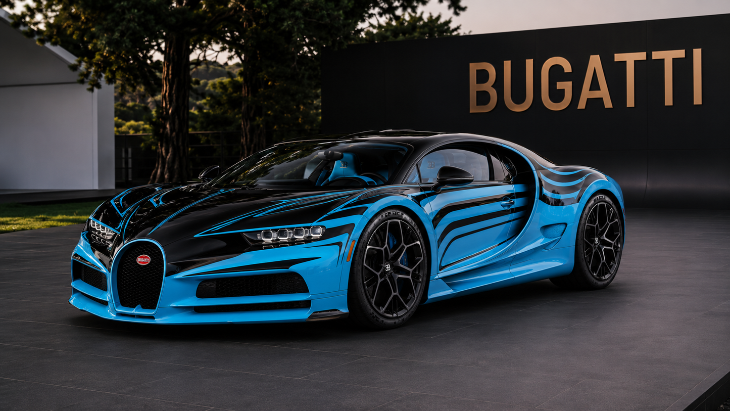 PREORDER 1:18 Bugatti Tourbillon "Zebra"