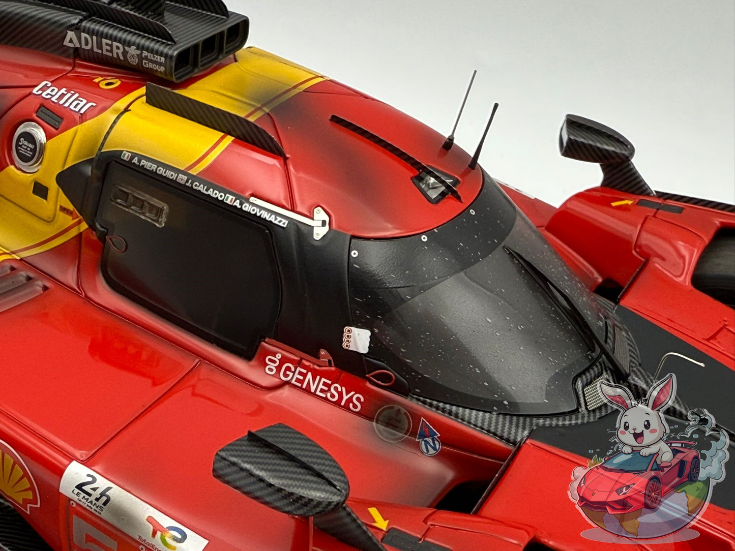 BBR 1:18 Ferrari 499P Winner Le Mans 2023 'End of Race'