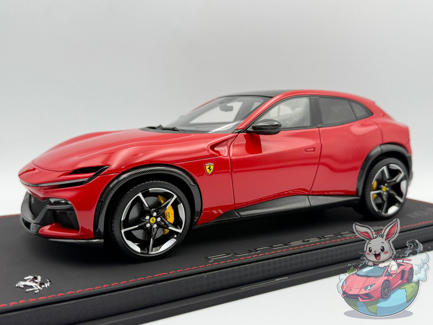 BBR 1:18 Ferrari Purosangue (Panoramic Roof) - Rosso Corsa