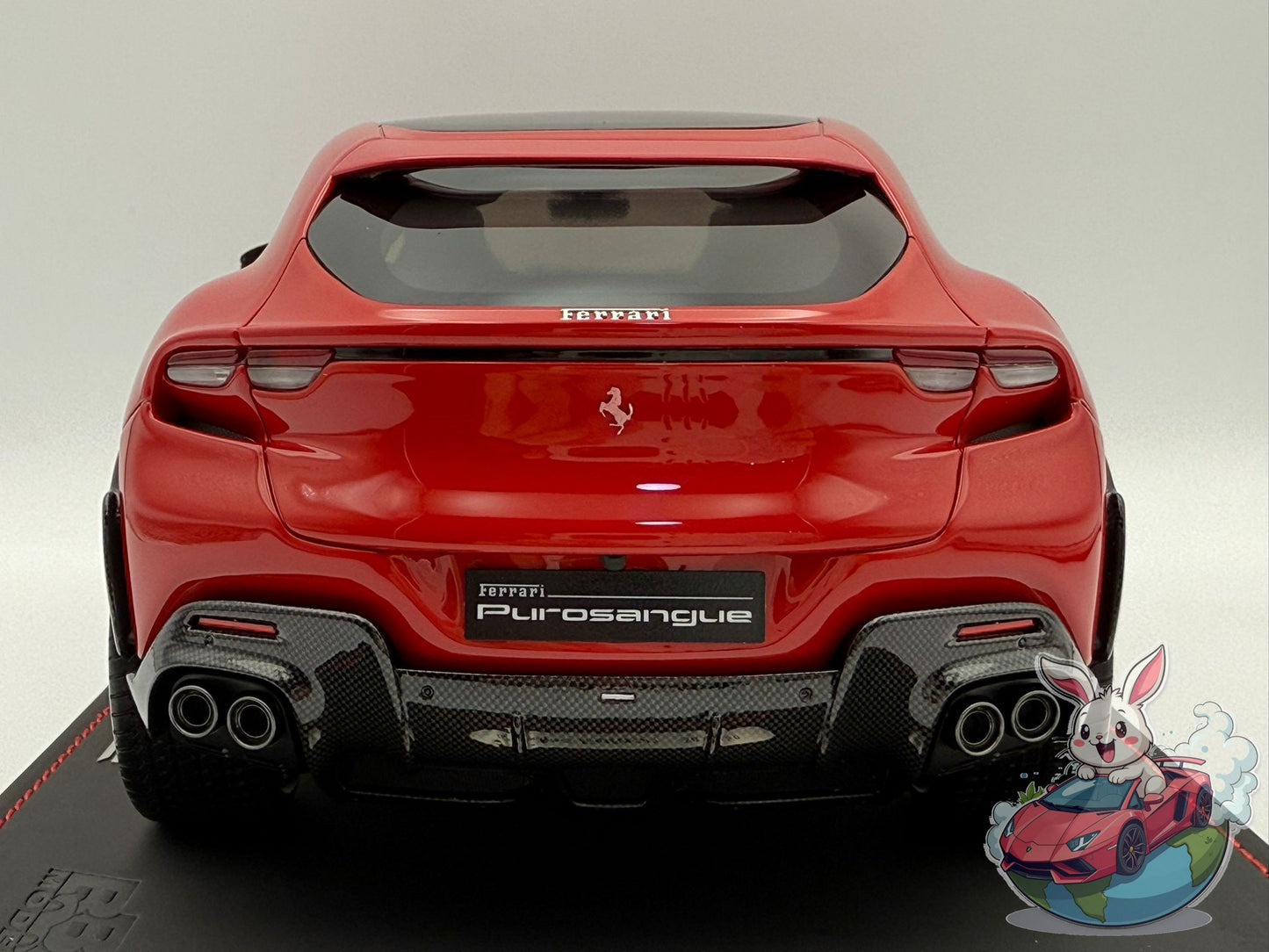 BBR 1:18 Ferrari Purosangue (Panoramic Roof) - Rosso Corsa