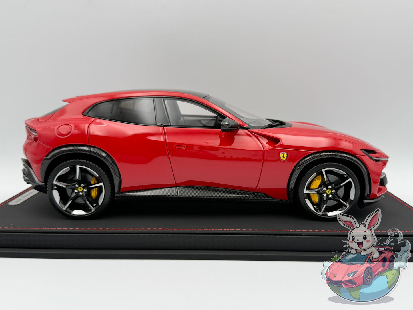 BBR 1:18 Ferrari Purosangue (Panoramic Roof) - Rosso Corsa