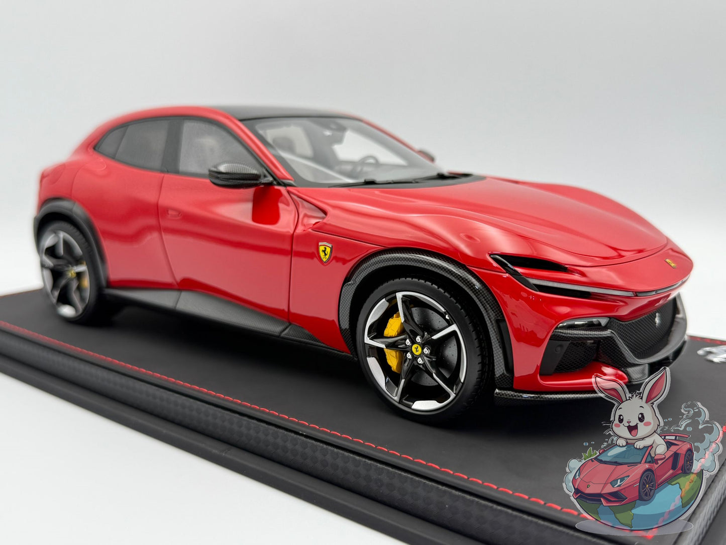 BBR 1:18 Ferrari Purosangue (Panoramic Roof) - Rosso Corsa