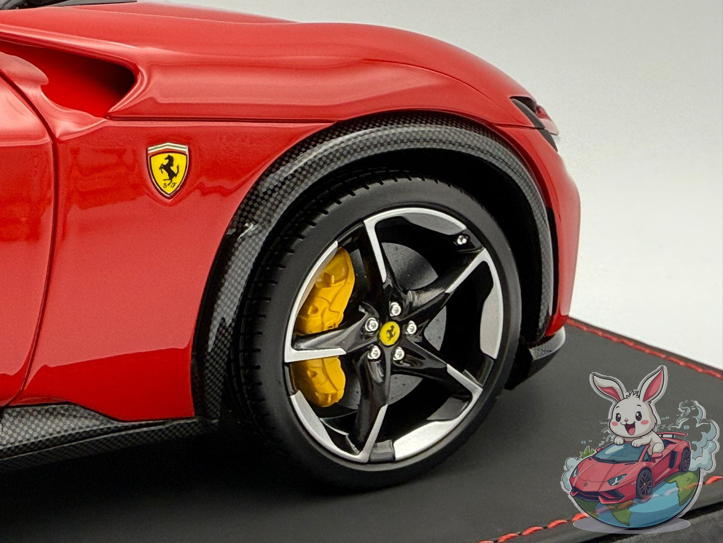 BBR 1:18 Ferrari Purosangue (Panoramic Roof) - Rosso Corsa