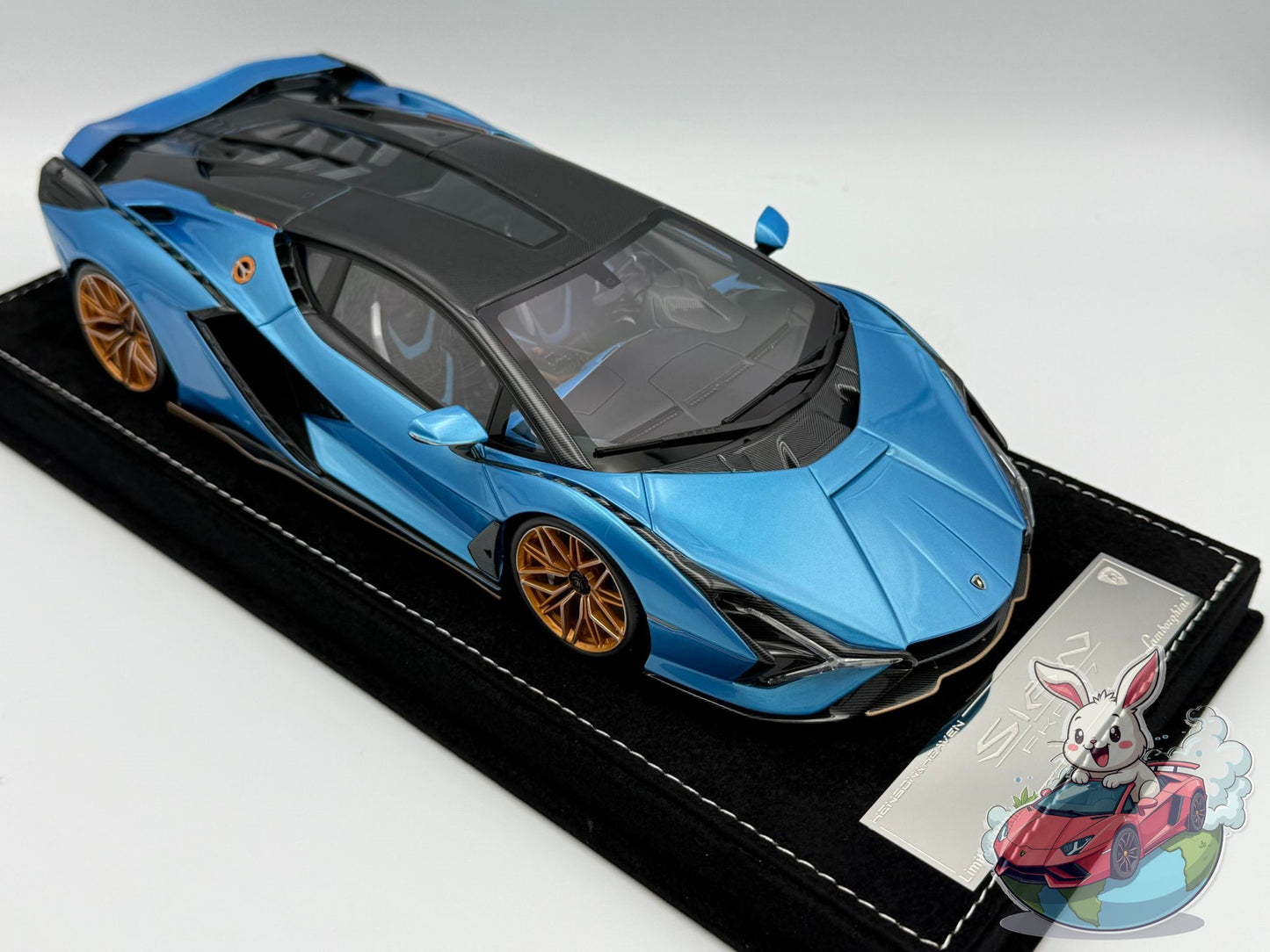HH Model 1:18 Lamborghini Sian FKP37 (Blue Uranus)