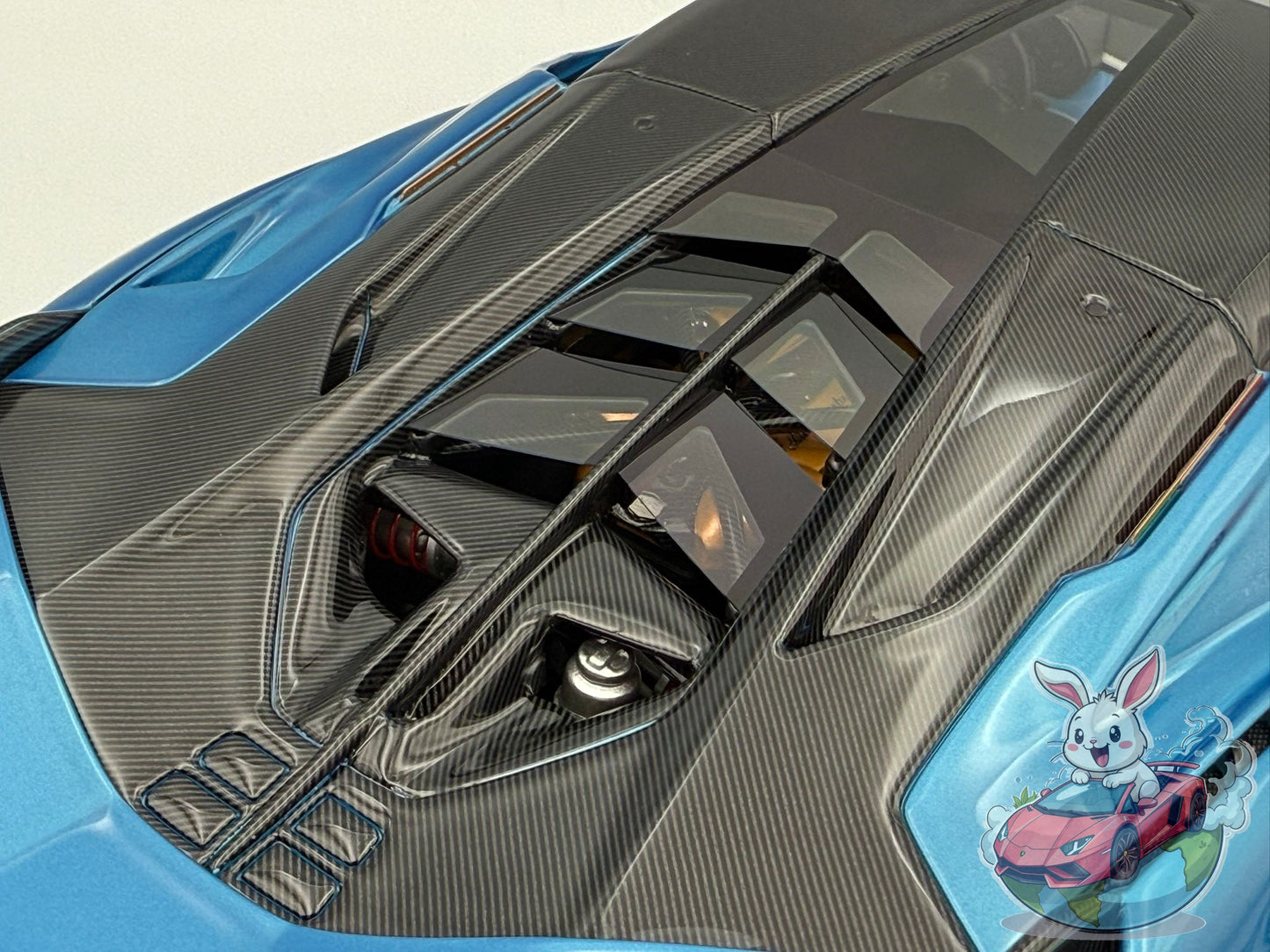 HH Model 1:18 Lamborghini Sian FKP37 (Blue Uranus)