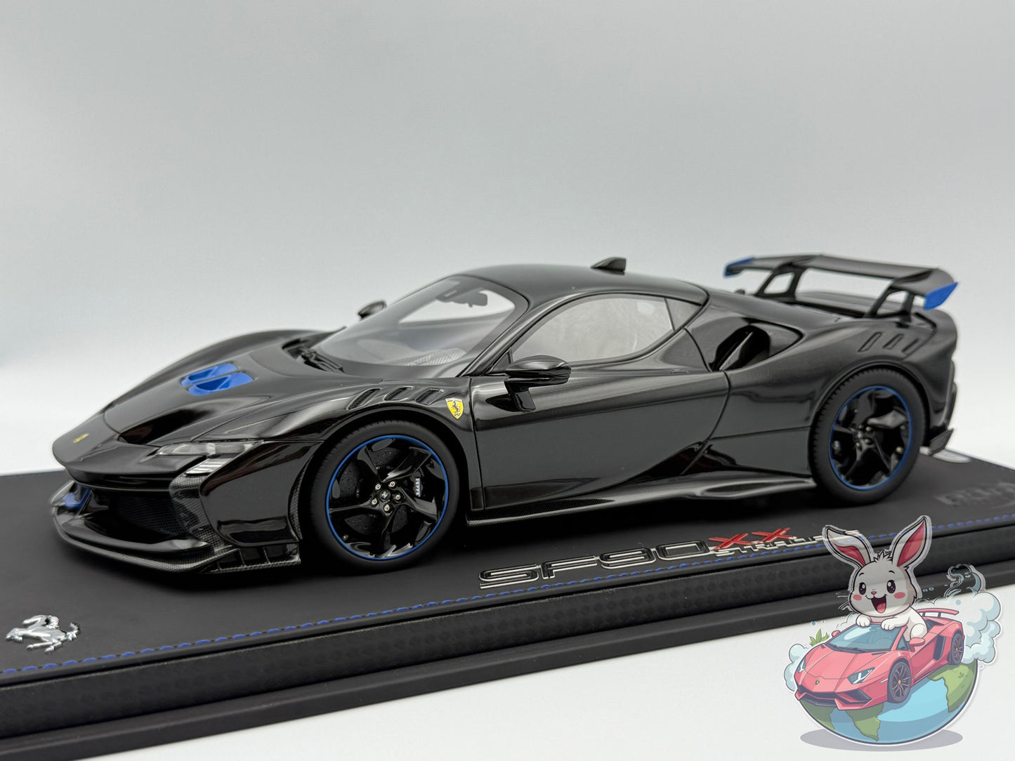 BBR 1:18 Ferrari SF90XX Stradale (New Black Daytona)