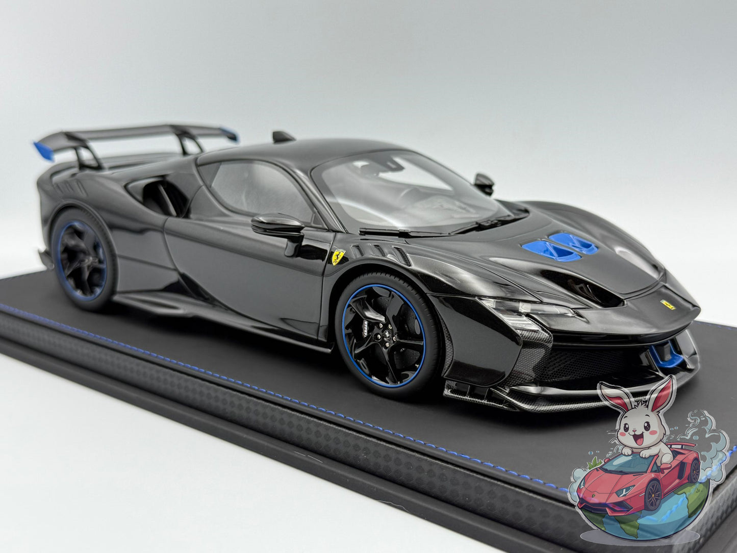 BBR 1:18 Ferrari SF90XX Stradale (New Black Daytona)