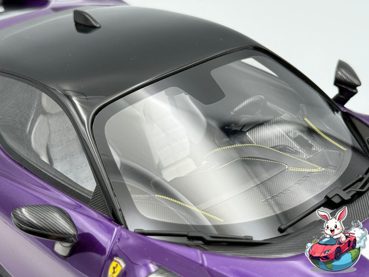 Ivy Merit 1:18 Ferrari SF90 Stradale Novitec Rosso (Viola Hong Kong)