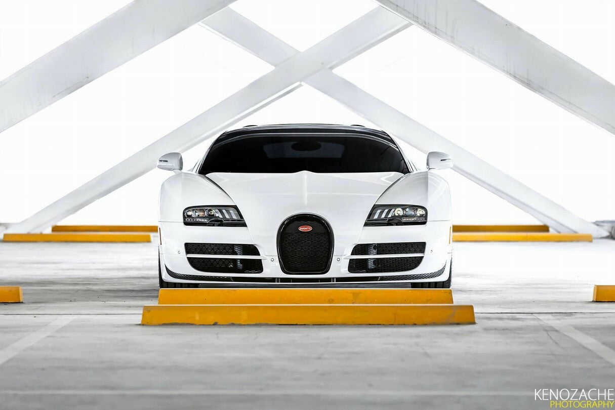 PREORDER HH Model x Miniature Planet 1:18 Bugatti Veyron Vitesse L'Orque Blanc 1 of 1'