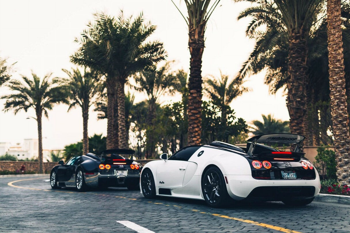 PREORDER HH Model x Miniature Planet 1:18 Bugatti Veyron Vitesse L'Orque Blanc 1 of 1'