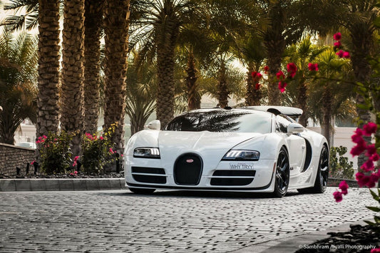 PREORDER HH Model x Miniature Planet 1:18 Bugatti Veyron Vitesse L'Orque Blanc 1 of 1'