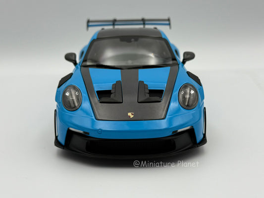 Minichamps 1:18 Porsche 911 (992) GT3 RS Weissach Package (Blue)