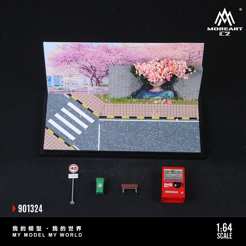 MoreArt 1:64 SCENE OF A POPULAR CHECK-IN WALL