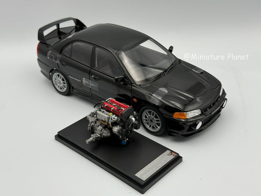 Motorhelix 1:18 Mitsubishi Evolution IV (Black Pearl)