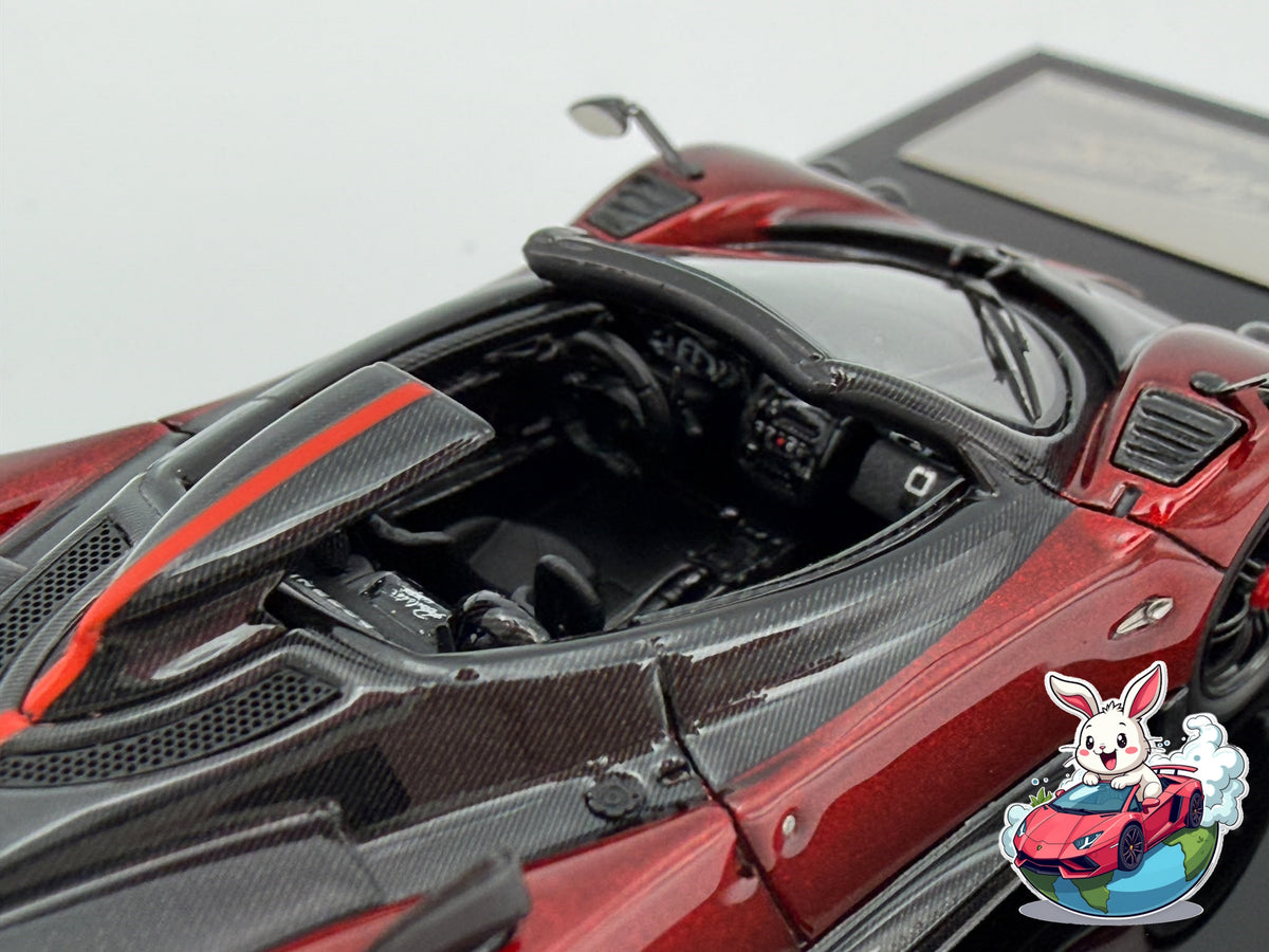 Sakura Model 1:64 Pagani Zonda Cinque (Red)