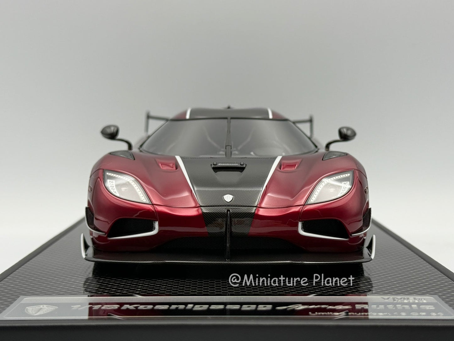 VMB Models 1:18 Koenigsegg Agera RS (Burgundy Red)