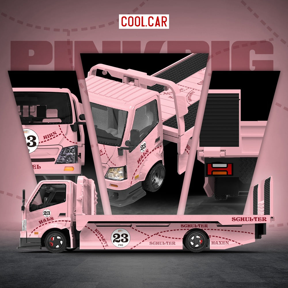 PREORDER Cool Car 1:64 Hino H300 ‘Pink Pig’