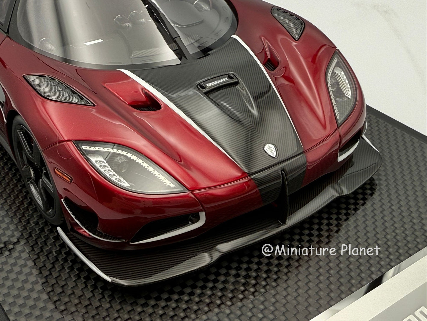 VMB Models 1:18 Koenigsegg Agera RS (Burgundy Red)