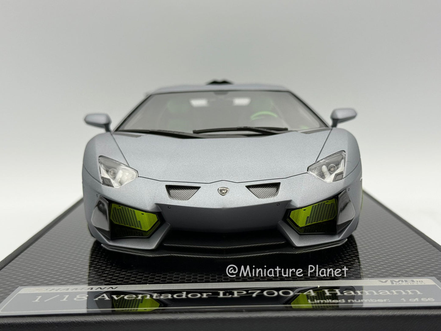VMB 1:18 Lamborghini Aventador LP700-4 Hamann (Matte Silver Grey) #01/66