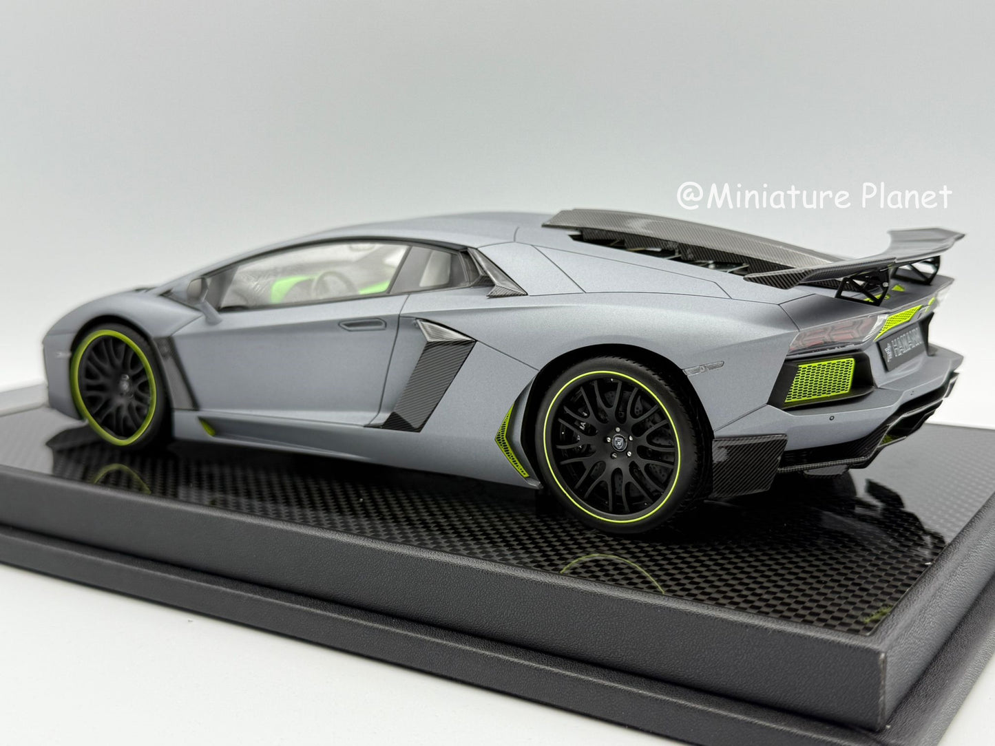 VMB 1:18 Lamborghini Aventador LP700-4 Hamann (Matte Silver Grey) #01/66