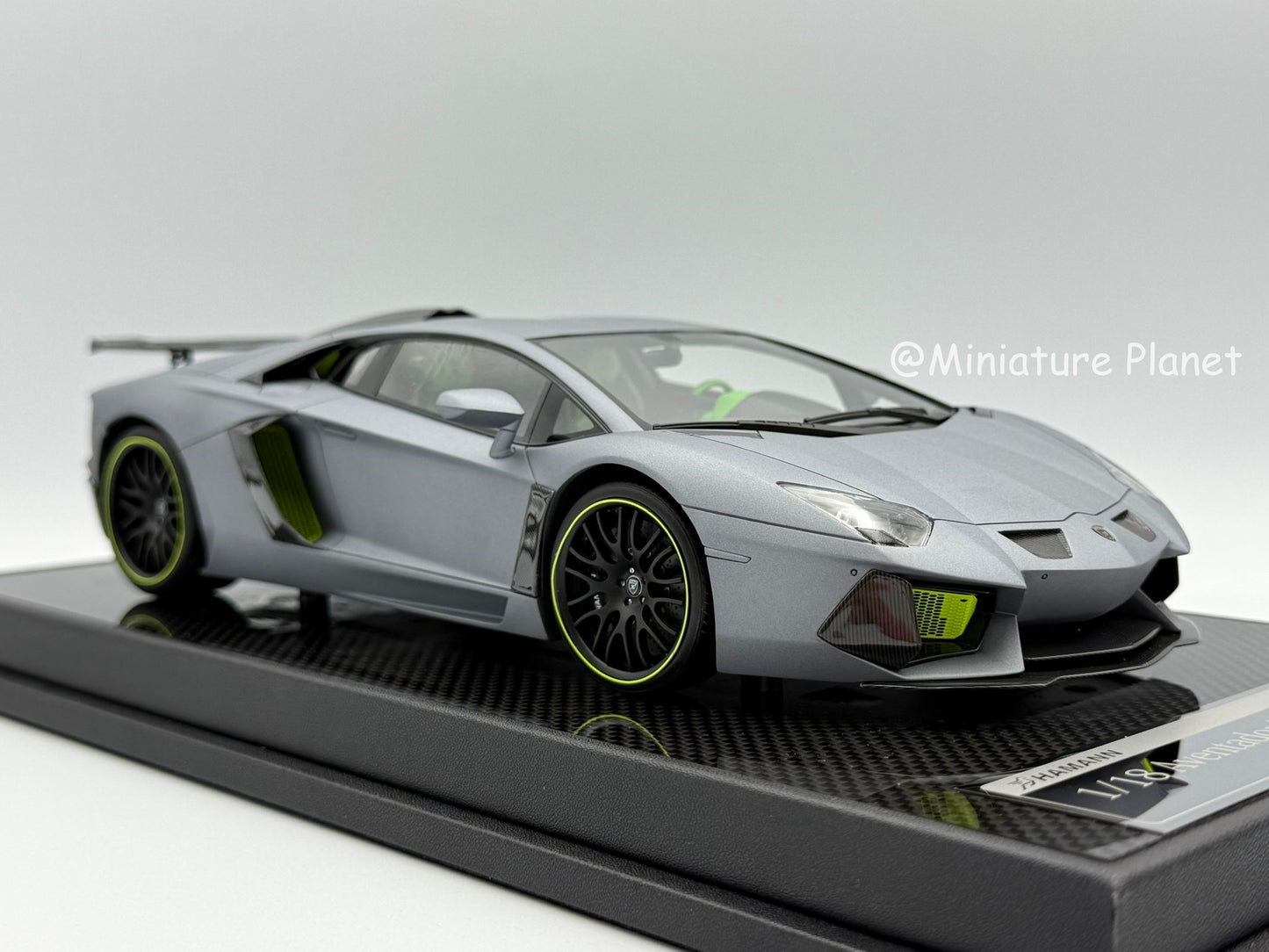 VMB 1:18 Lamborghini Aventador LP700-4 Hamann (Matte Silver Grey) #01/66