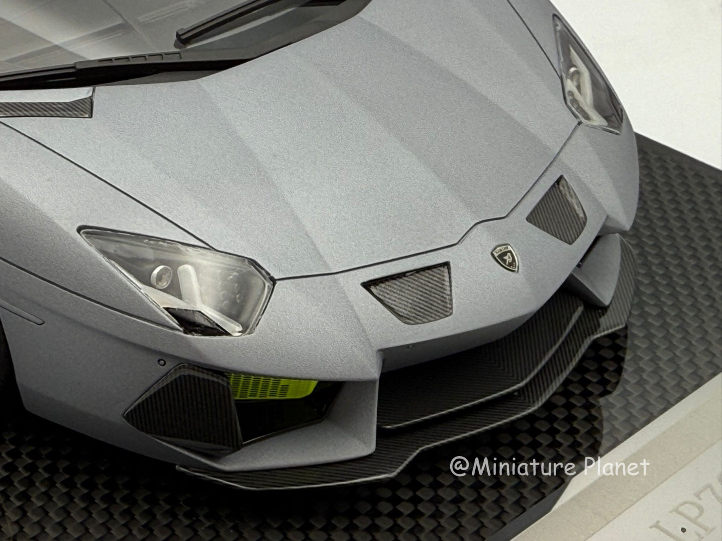 VMB 1:18 Lamborghini Aventador LP700-4 Hamann (Matte Silver Grey) #01/66