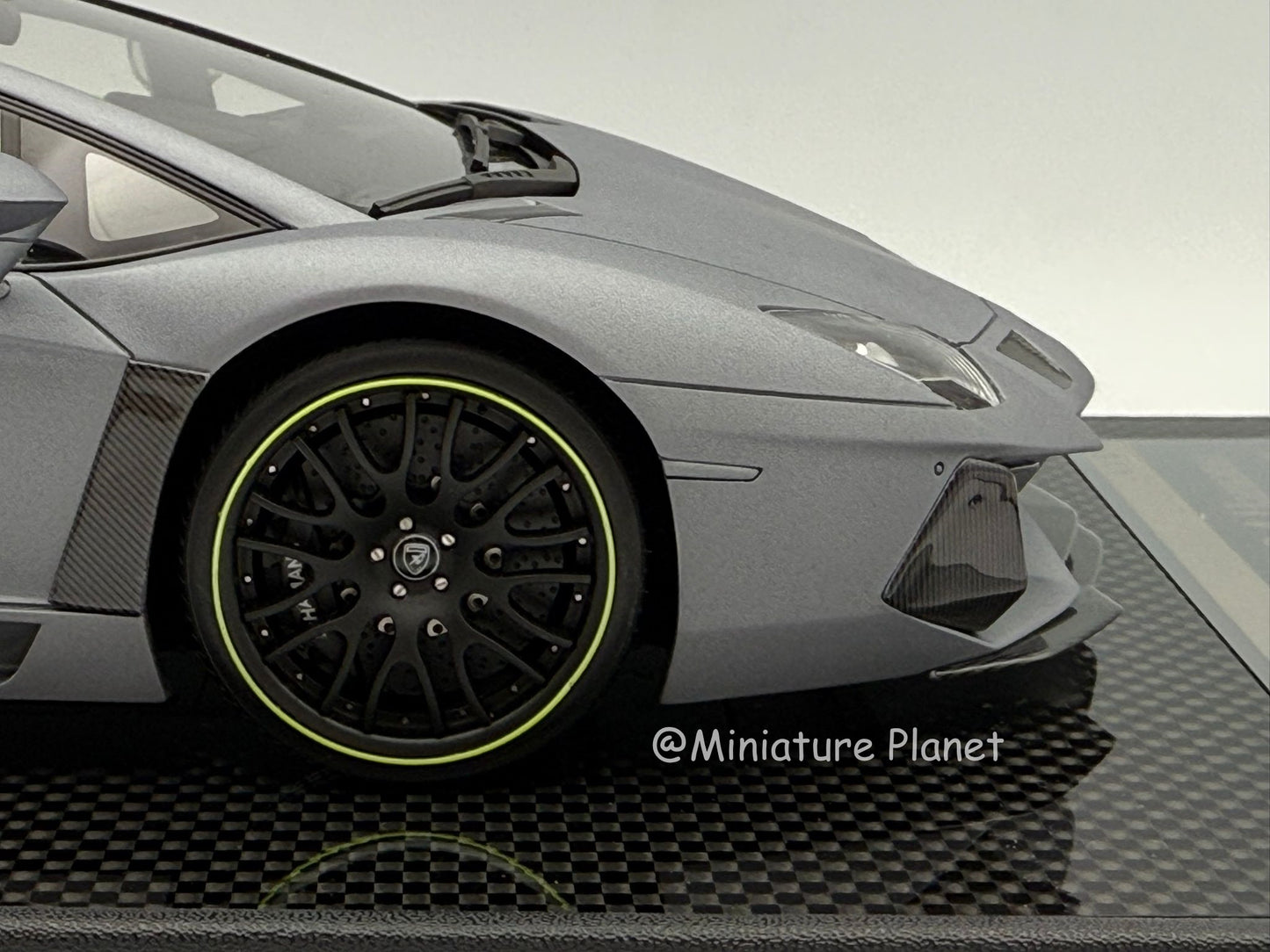 VMB 1:18 Lamborghini Aventador LP700-4 Hamann (Matte Silver Grey) #01/66