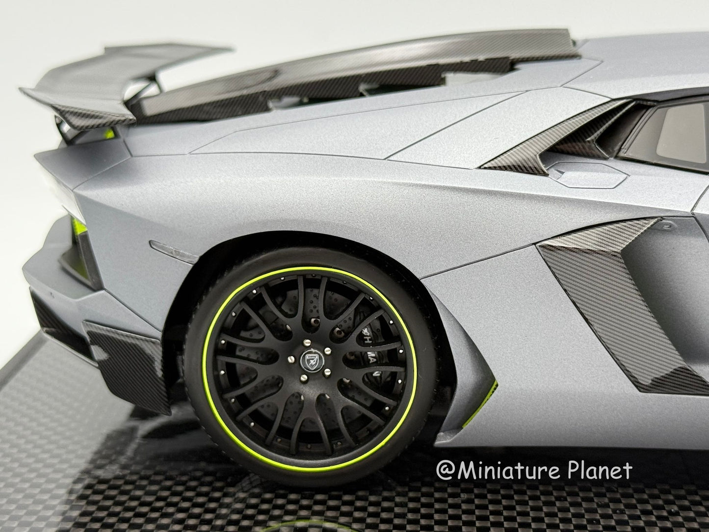 VMB 1:18 Lamborghini Aventador LP700-4 Hamann (Matte Silver Grey) #01/66