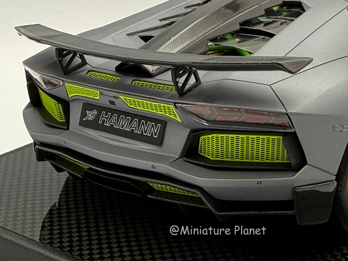 VMB 1:18 Lamborghini Aventador LP700-4 Hamann (Matte Silver Grey) #01/66