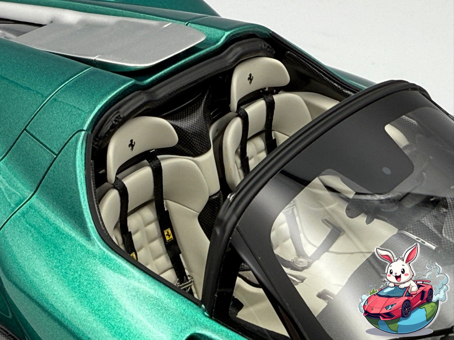 BBR Models 1:18 Ferrari SP3 Daytona 'Open Roof' (Green Jewel)