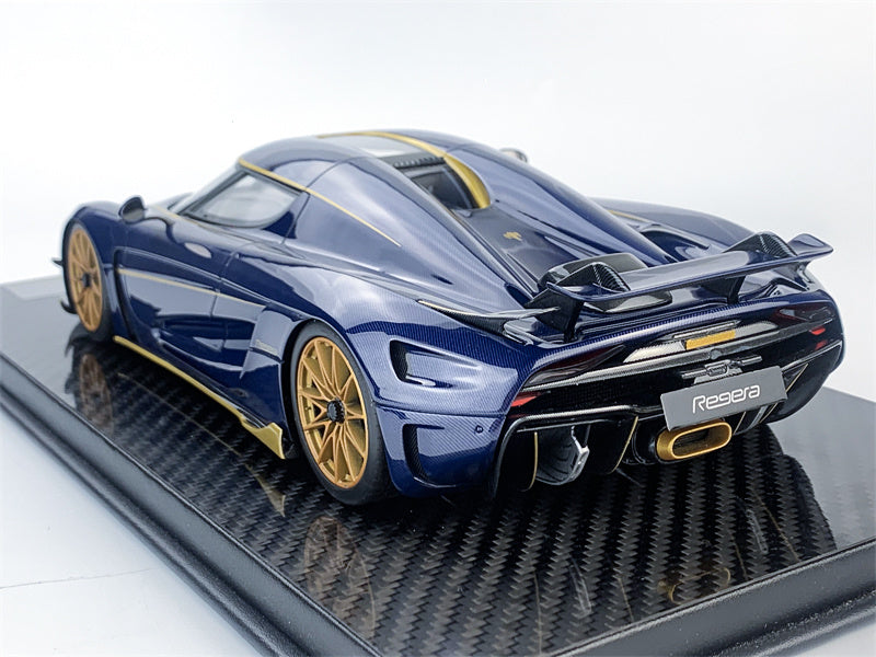 Frontiart 1:18 Koenigsegg Regera (Blue Carbon)