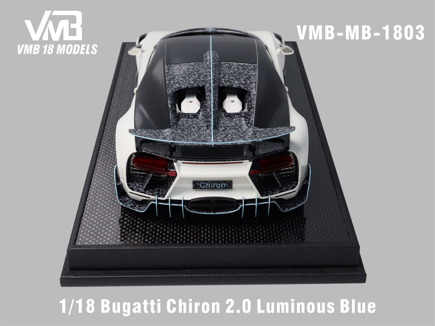VMB Models 1:18 Mansory Centuria / Bugatti Chiron (White)