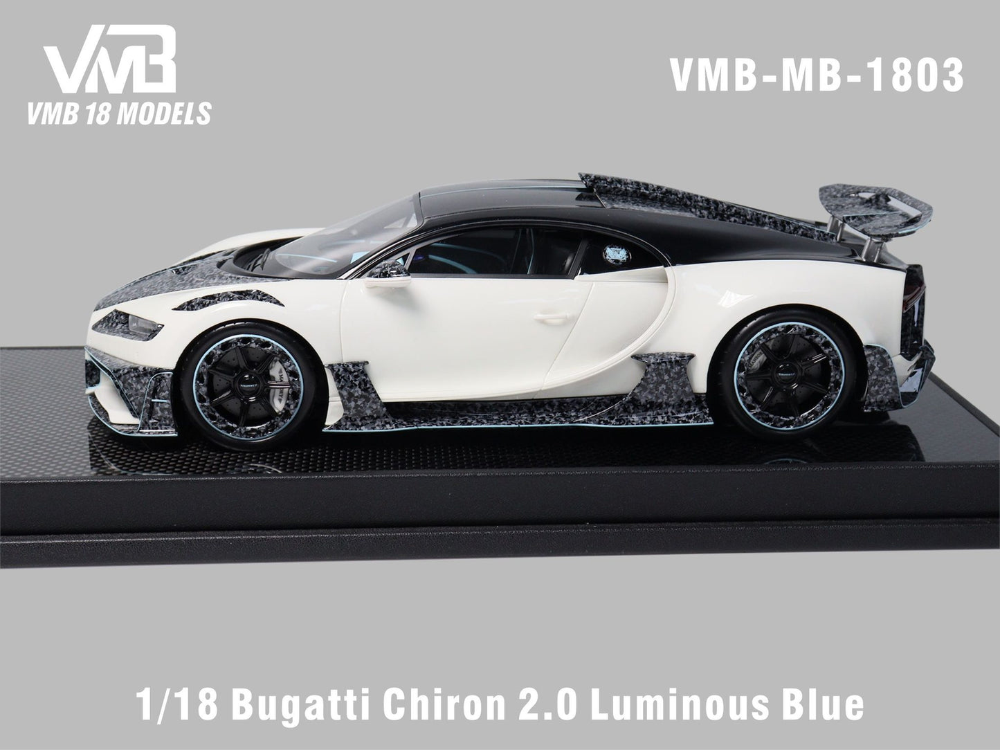 VMB Models 1:18 Mansory Centuria / Bugatti Chiron (White)