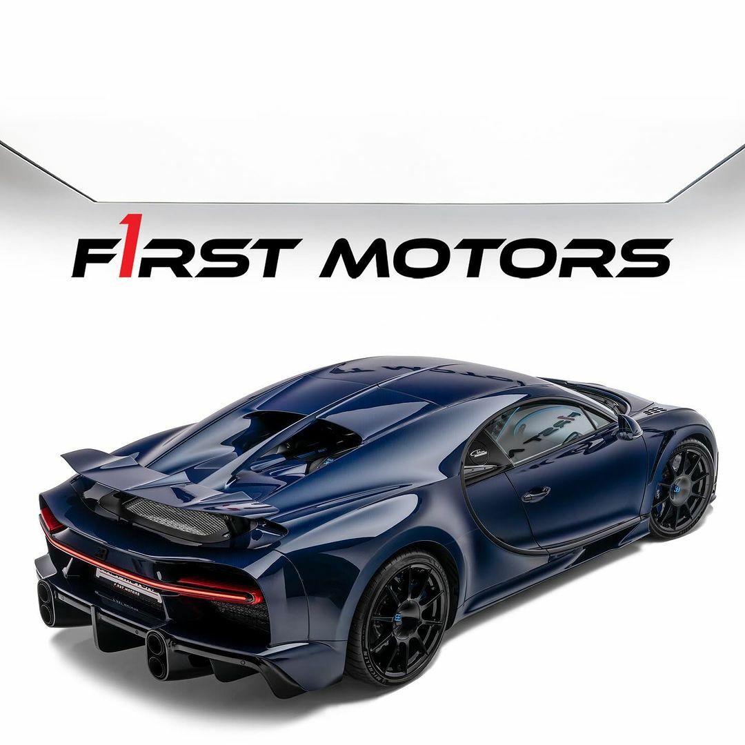 PREORDER HH Model x Miniature Planet 1:18 Bugatti Chiron Super Sport (Royal Blue Carbon) - Exclusive Model