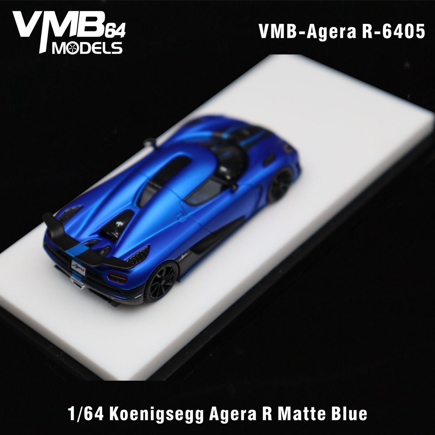 VMB Models 1:64 Koenigsegg Agera R (Imperial Blue) - New Packaging
