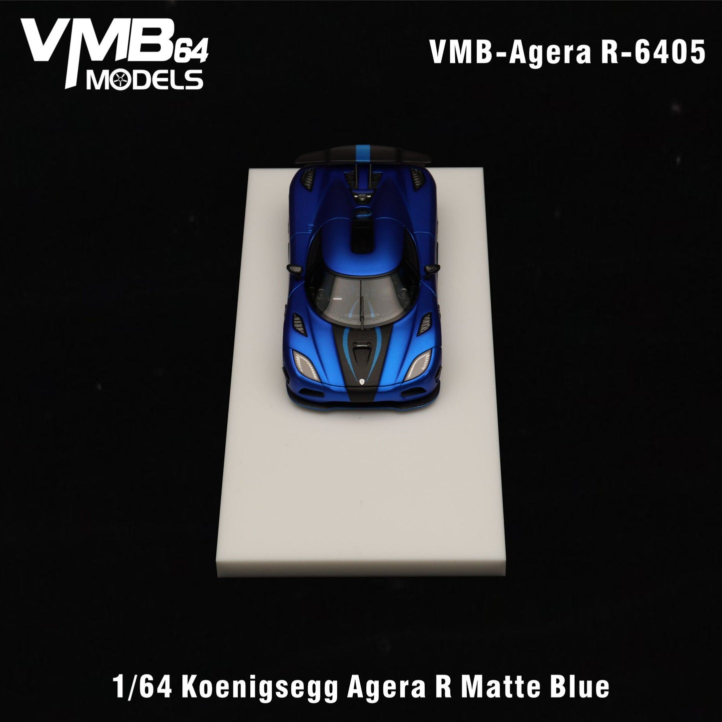 VMB Models 1:64 Koenigsegg Agera R (Imperial Blue) - New Packaging