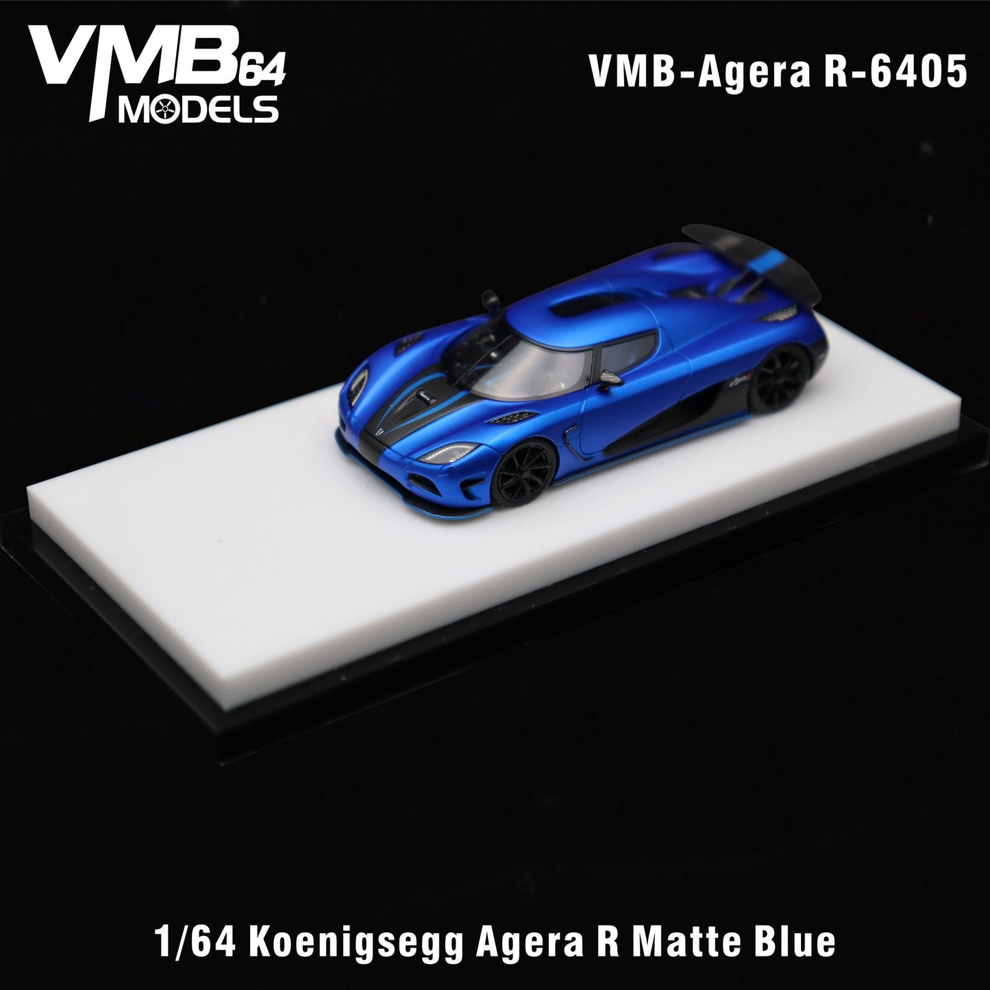 VMB Models 1:64 Koenigsegg Agera R (Imperial Blue) - New Packaging