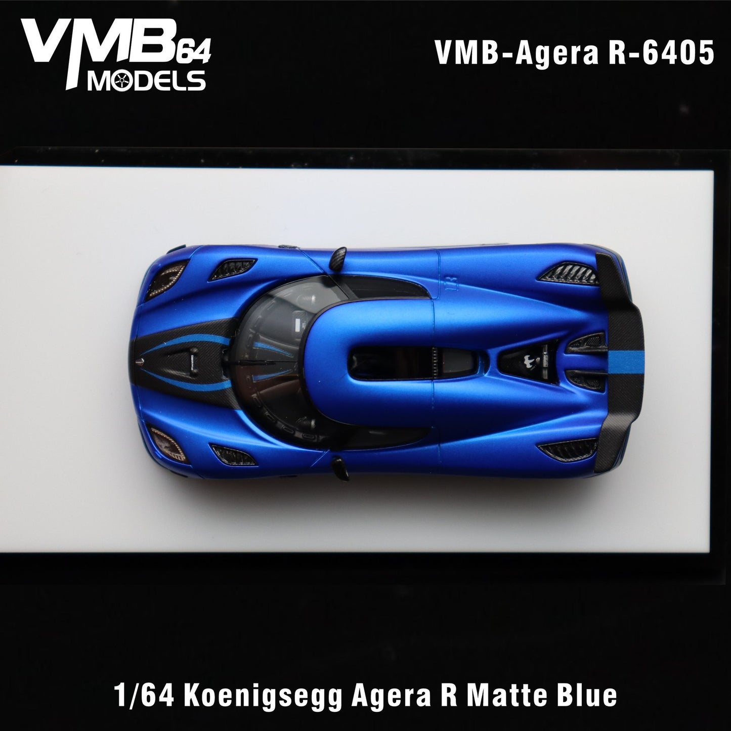 VMB Models 1:64 Koenigsegg Agera R (Imperial Blue) - New Packaging
