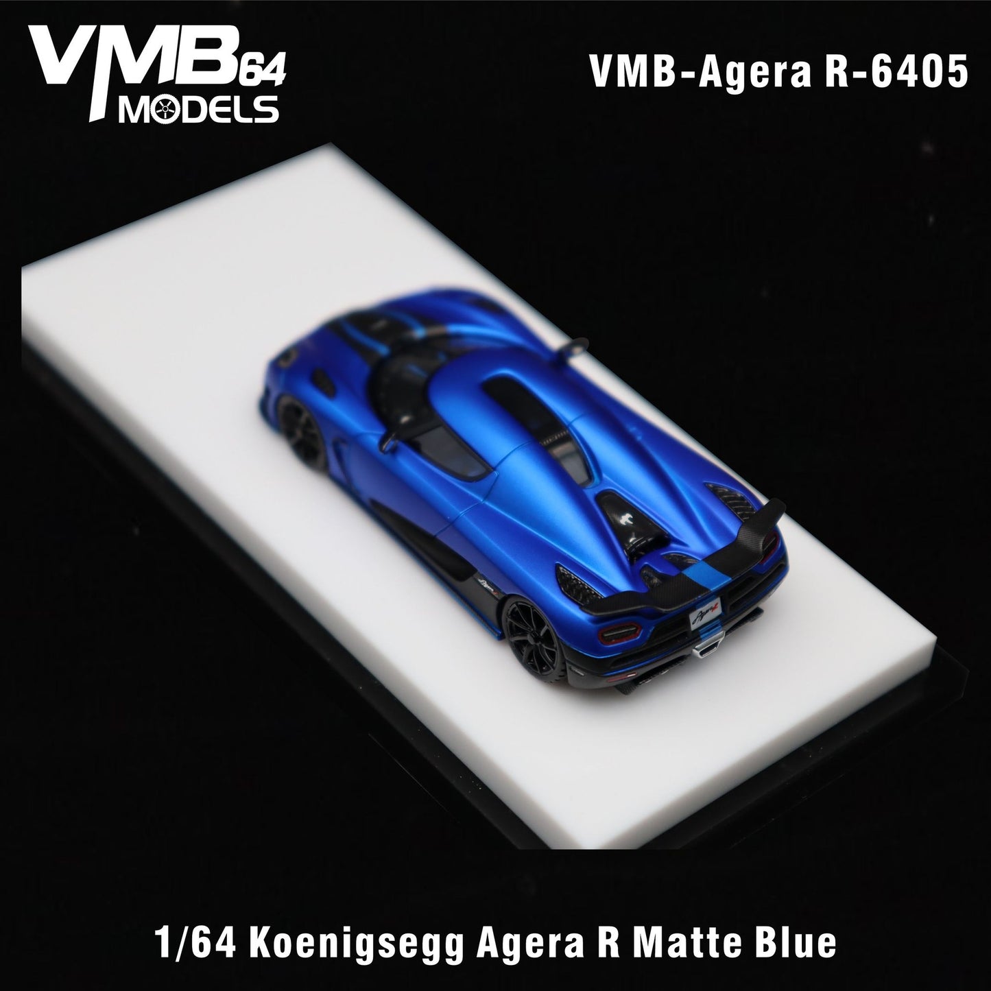 VMB Models 1:64 Koenigsegg Agera R (Imperial Blue) - New Packaging