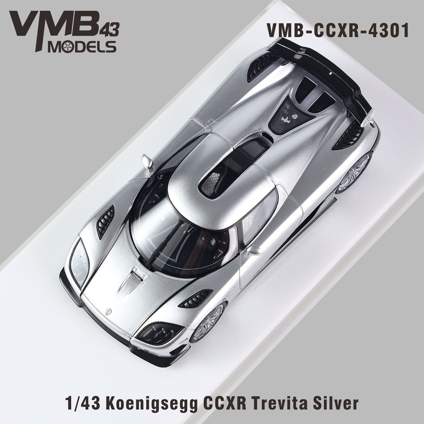 VMB 1:43 Koenigsegg CCX-R (Trevita Silver)