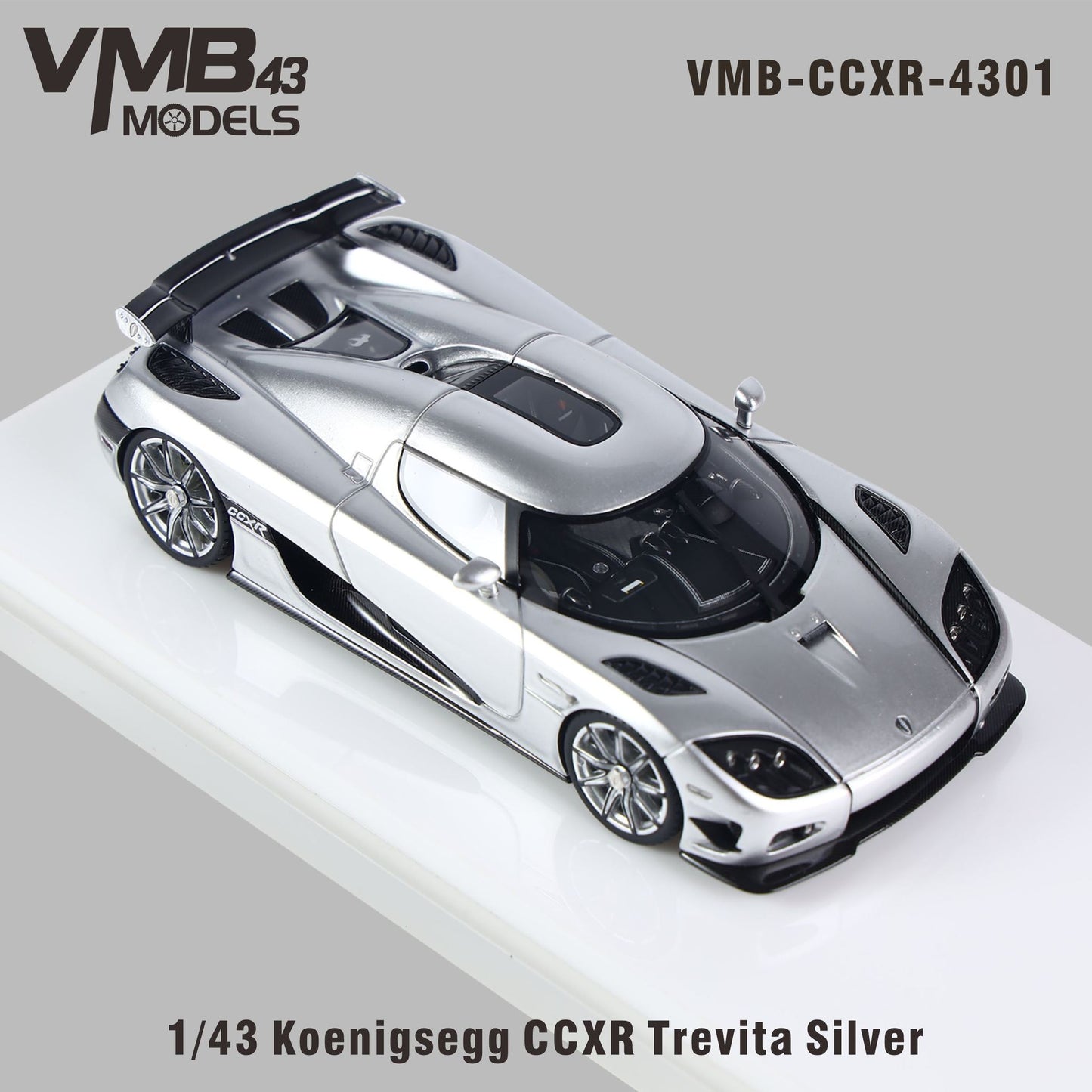 VMB 1:43 Koenigsegg CCX-R (Trevita Silver)