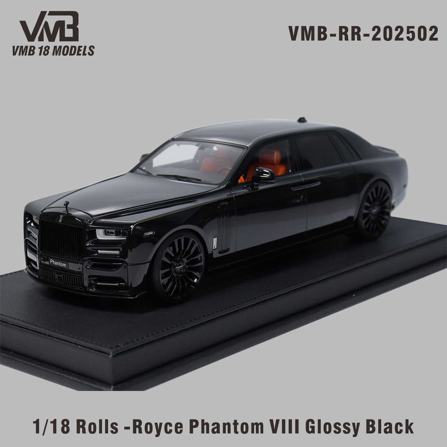 VMB 1:18 Rolls-Royce Phantom VIII Gloss Black