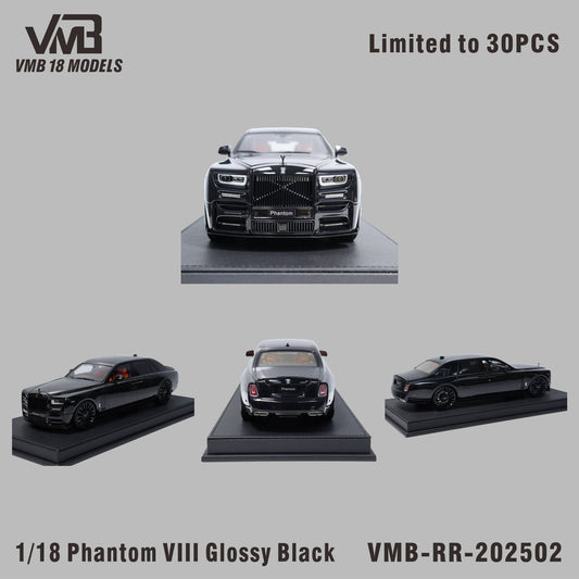 VMB 1:18 Rolls-Royce Phantom VIII Gloss Black