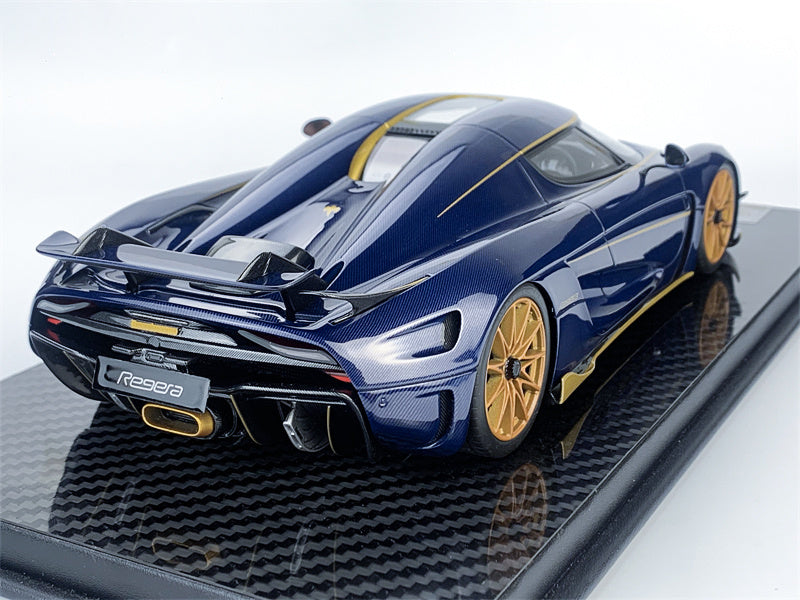 Frontiart 1:18 Koenigsegg Regera (Blue Carbon)