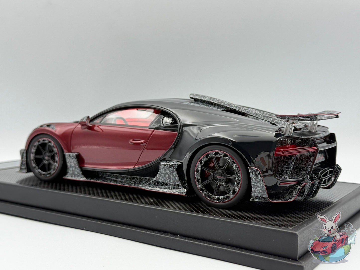 VMB Models 1:18 Mansory Centuria / Bugatti Chiron 2.0 (Red/Carbon)