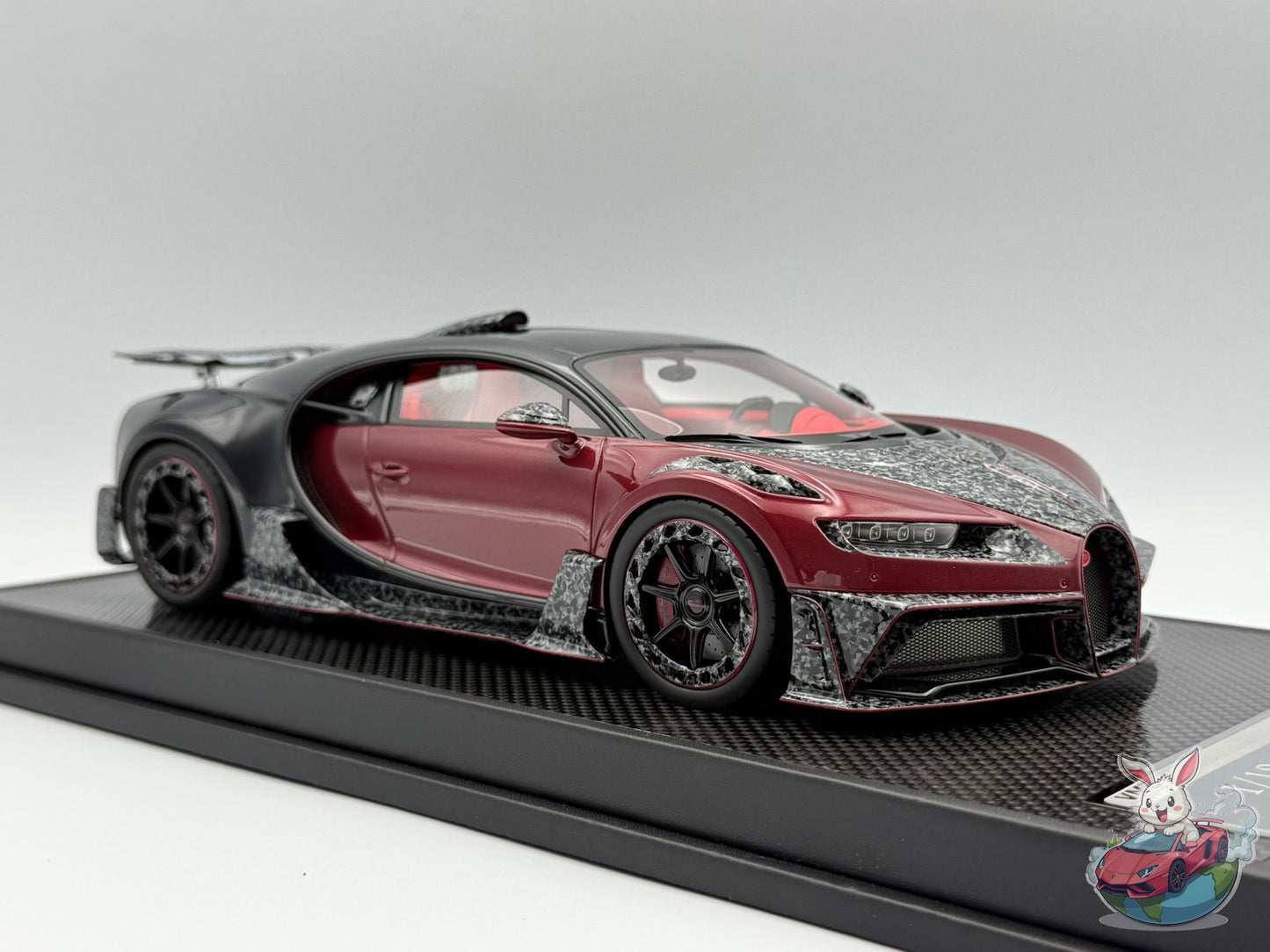 VMB Models 1:18 Mansory Centuria / Bugatti Chiron 2.0 (Red/Carbon)